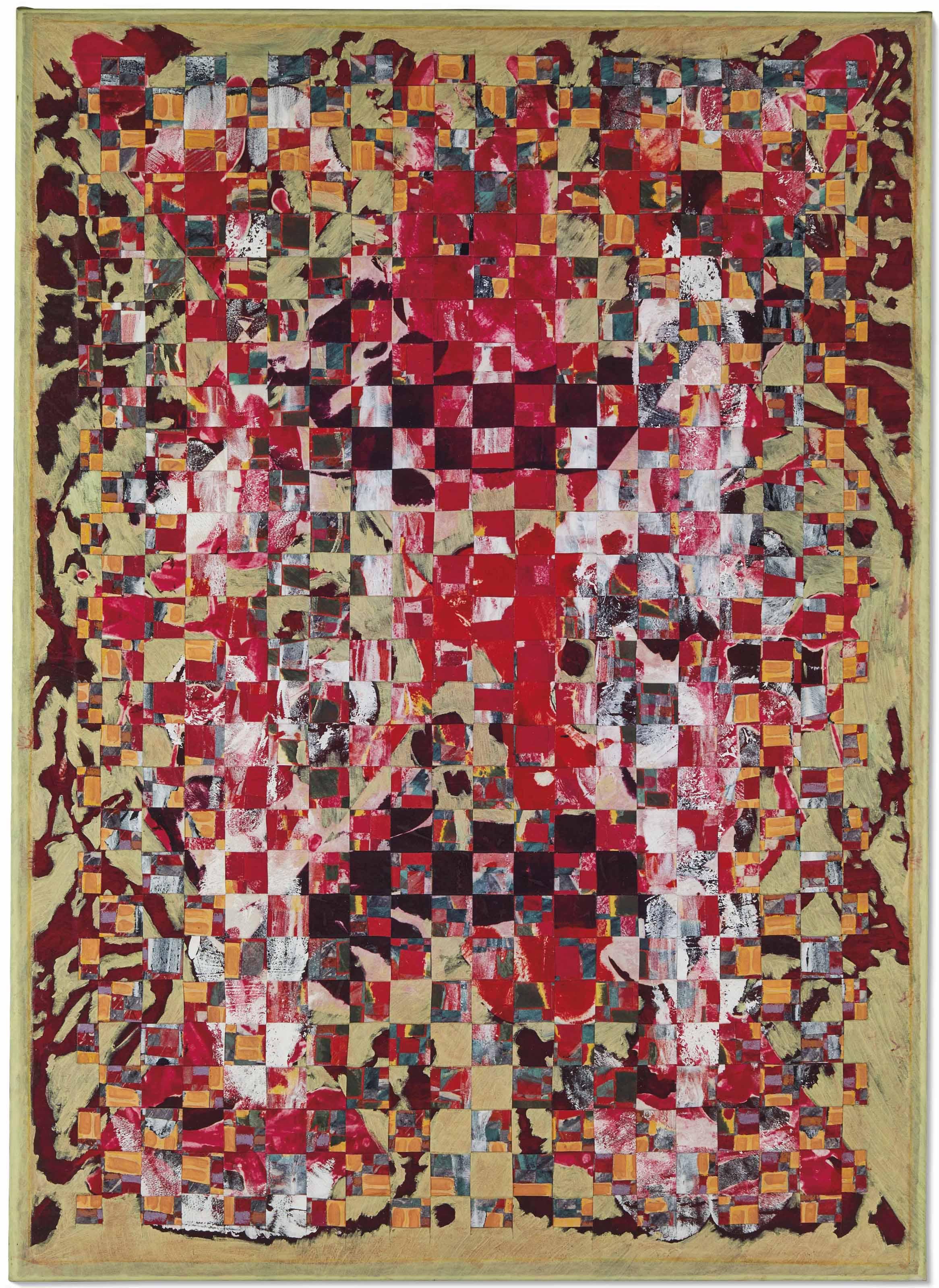 Francois Rouan - Os. Suaire. Tilleul