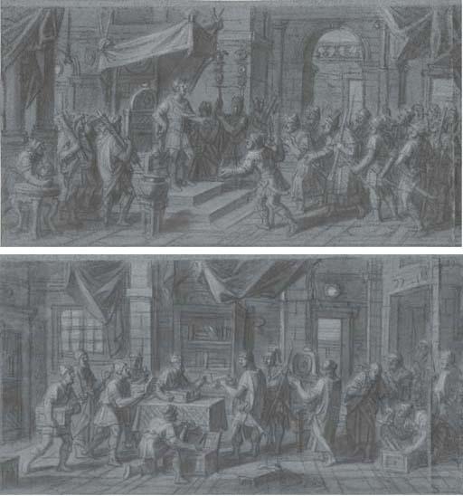 François Verdier - César Recevant Les Seigneurs; Et Carbot Se Rendant À Pompée