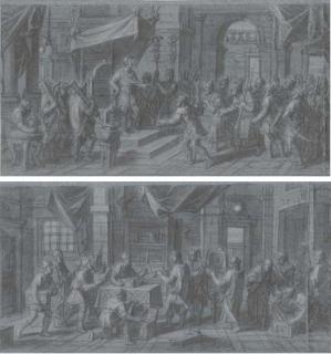 François Verdier - César Recevant Les Seigneurs; Et Carbot Se Rendant À Pompée