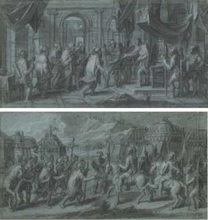 François Verdier - César Recevant Les Seigneurs; Et Carbot Se Rendant À Pompée