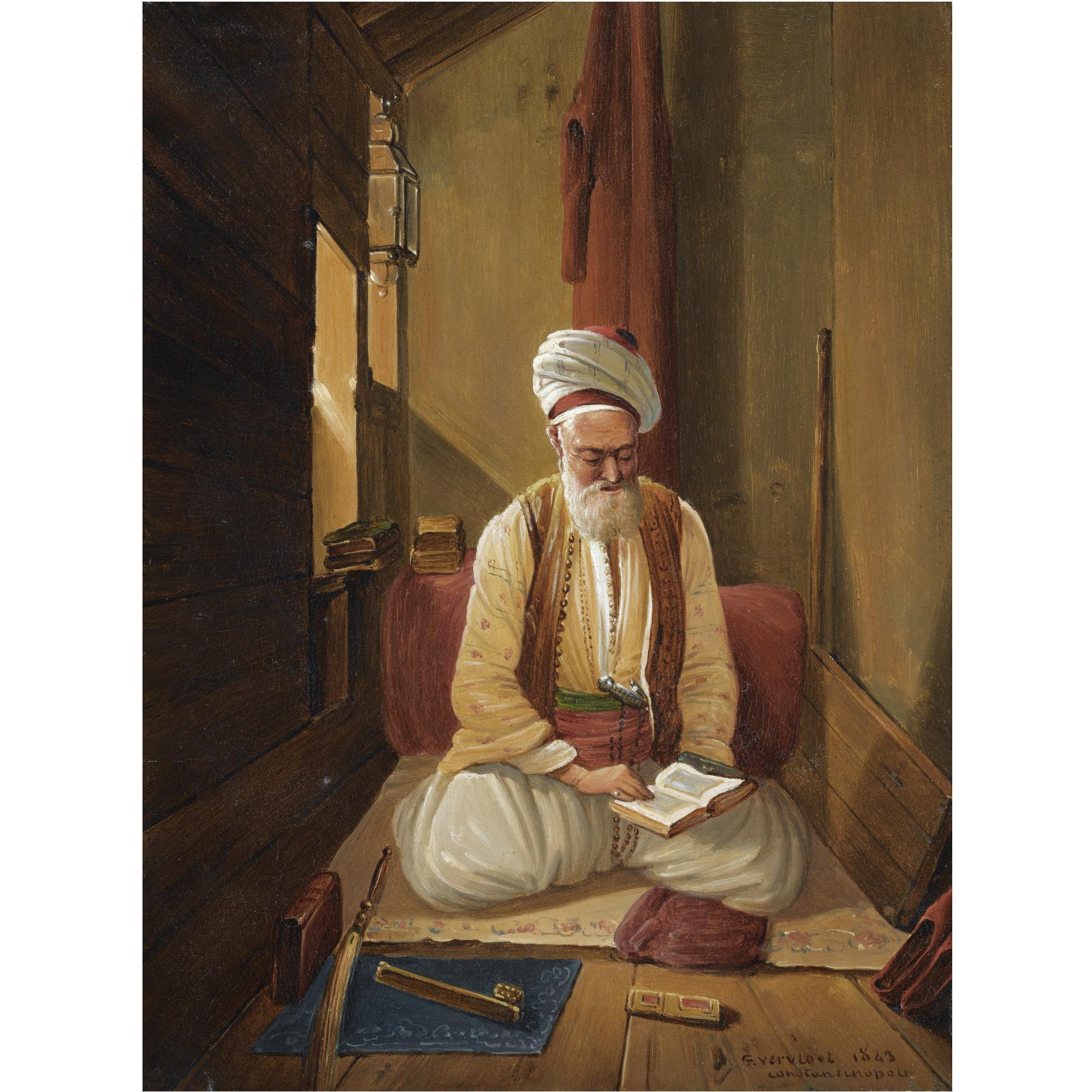 François Vervloet - Belgian Turc En Priere