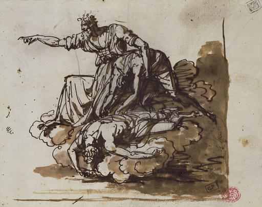 François-Xavier Fabre - Achimelech with the bodies of his sons