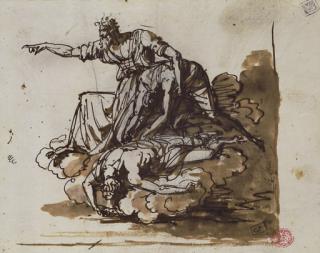 François-Xavier Fabre - Achimelech with the bodies of his sons