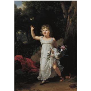 François-Xavier Fabre - Portrait Of Edgar Clarke, Full-Length, In A Forest