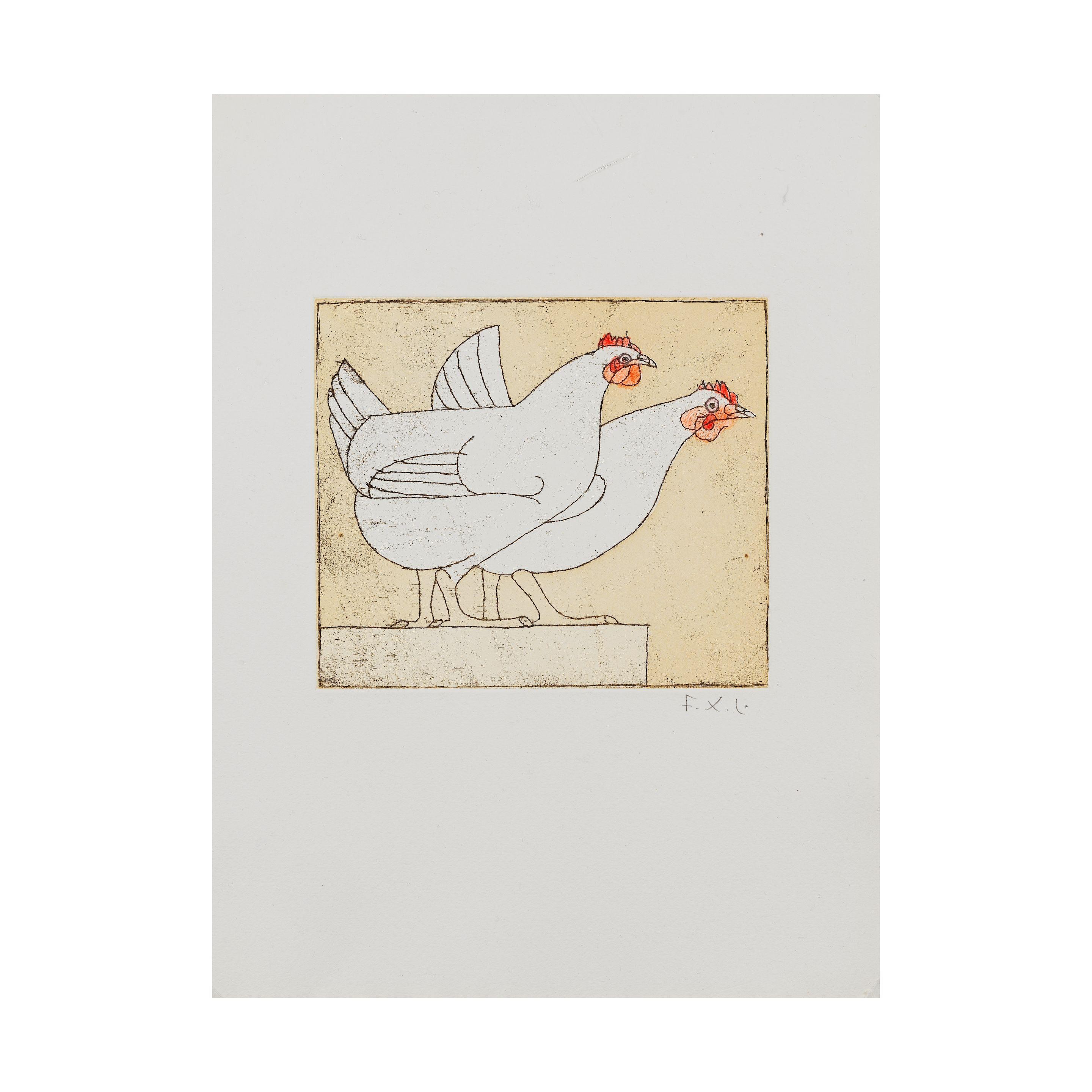 François-Xavier Lalanne - Les poules, 2004