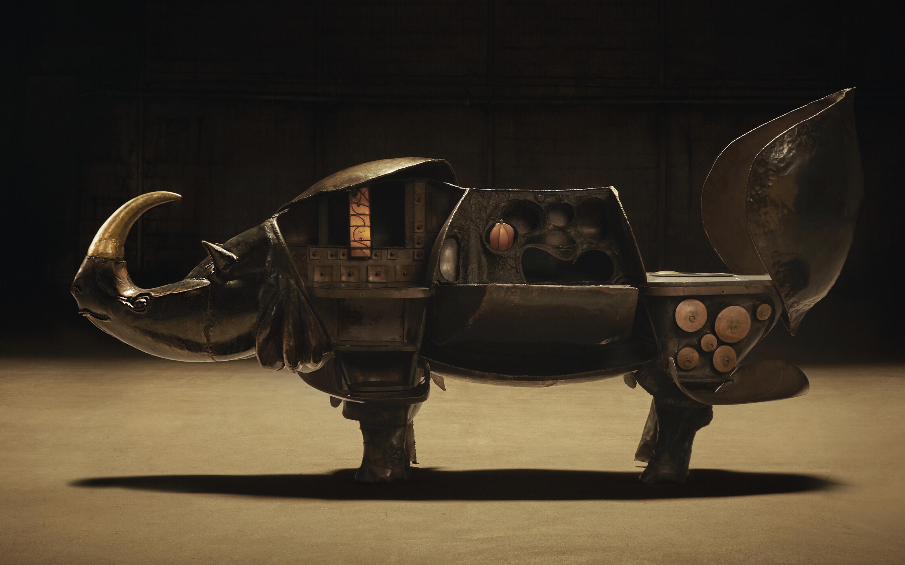 François-Xavier Lalanne - \'RHINOCRÉTAIRE I\', PIÈCE UNIQUE, 1964