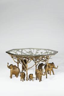François-Xavier Lalanne - ‘Troupeau D\'Éléphants Dans Les Arbres’ Table, 2001