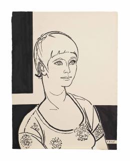 Françoise Gilot - A live study of Laetitia