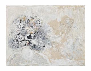 Françoise Gilot - Bouquet à l\'oiseau bleu