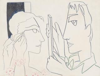 Françoise Gilot - Charrat and Castelli at the Theatre