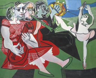 Françoise Gilot - Concert on the Green (Le Concert Champêtre)