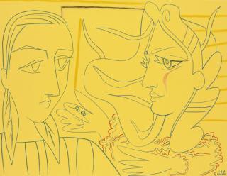 Francoise Gilot - Deux femmes