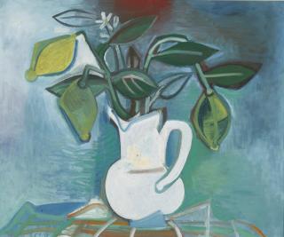 Françoise Gilot - Lemon Branch In A Vase