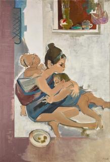 Françoise Gilot - Les enfants de Tunisie, Asking Alms in Tunis