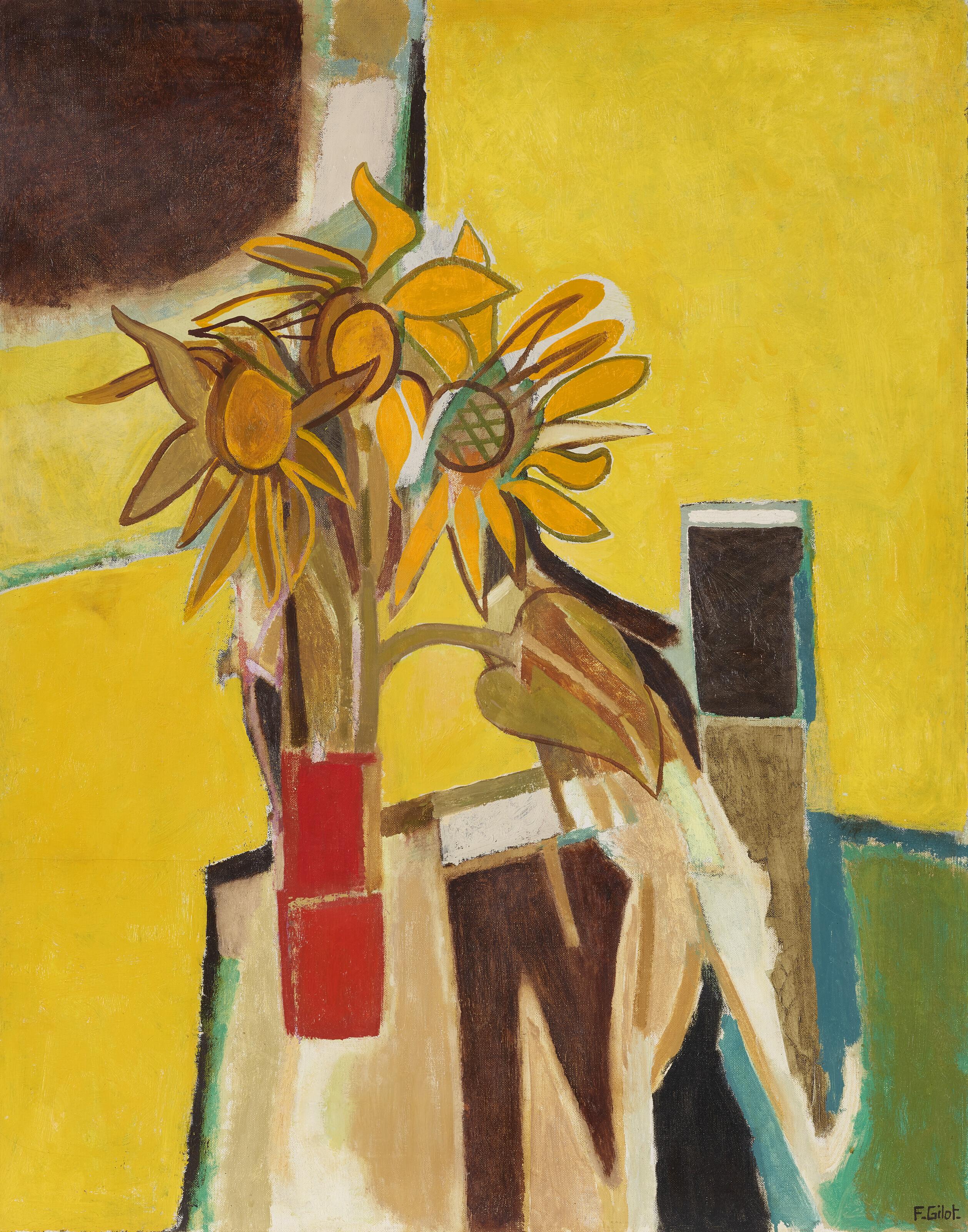 Françoise Gilot - Les soleils, tournesols