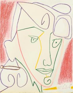 Françoise Gilot - Pages d\'Amour, pour Paul et Dominique 11 1/8 x 8 3/4 in (28.3 x 22.2 cm)