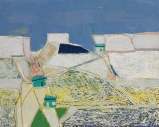 Françoise Gilot - Paysage Blanc, White Landscape