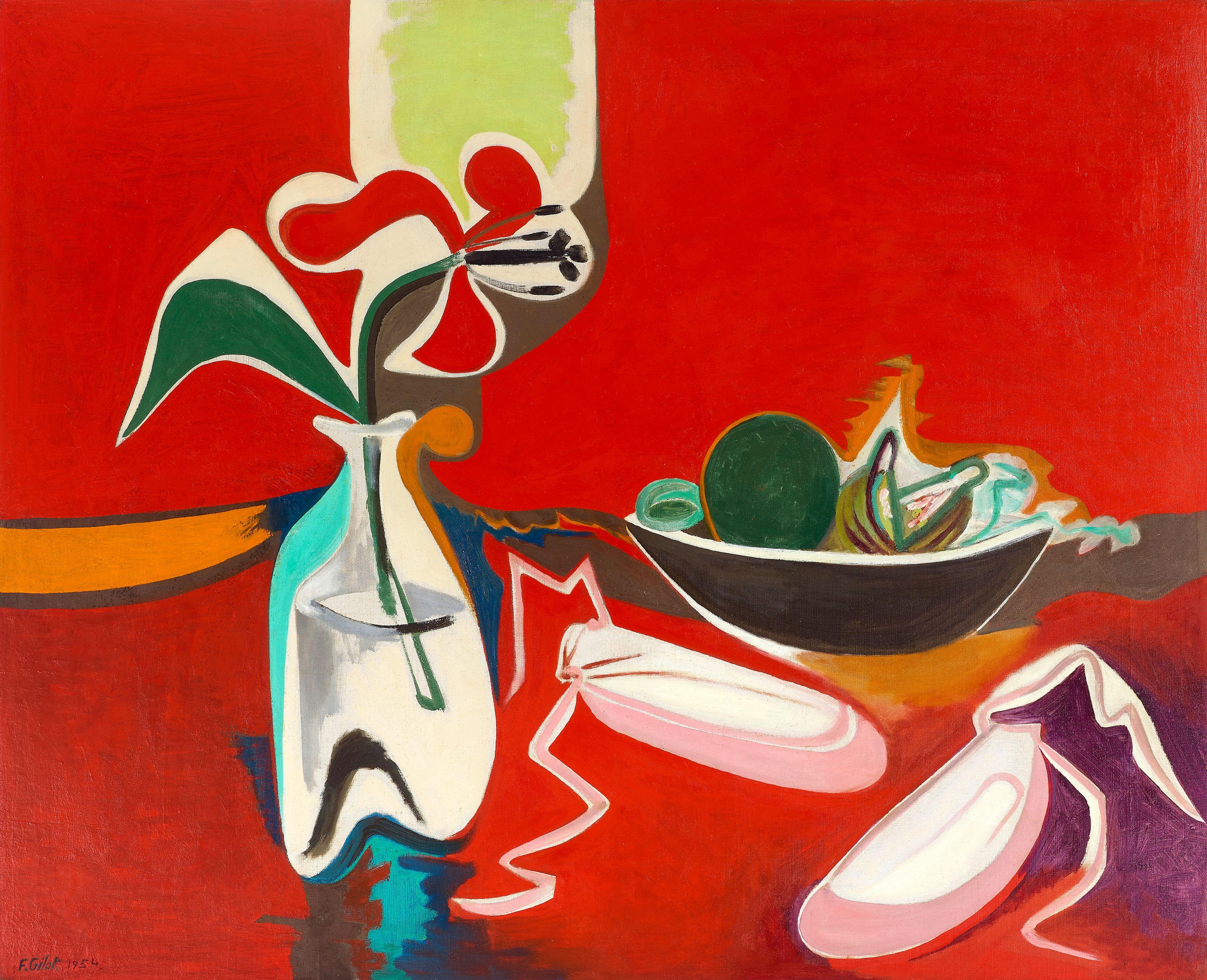 Françoise Gilot - Tulips and Ballerina\'s Slippers