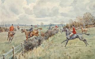Frank Algernon Stewart - The Bicester Hunt