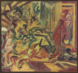 Frank Auerbach - After Rubens\' Samson and Delilah