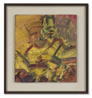 Frank Auerbach - Catherine Lampert Seated II