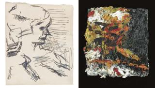Frank Auerbach - E.O.W. Looking into Fire II