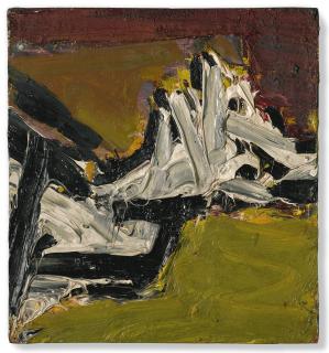 Frank Auerbach - E.O.W\'S Reclining Head