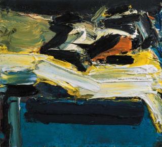 Frank Auerbach - Figure On A Bed Iv