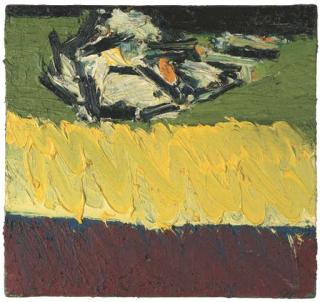 Frank Auerbach - Figure On A Bed
