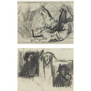 Frank Auerbach - Figures (Double Sided Studies)