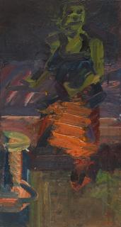 Frank Auerbach - J.Y.M. Seated in the Studio III