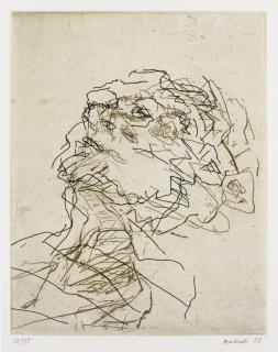 Frank Auerbach - Julia Sleeping