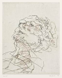 Frank Auerbach - Julia Sleeping