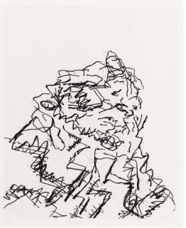 Frank Auerbach - JYM, from Seven Portraits