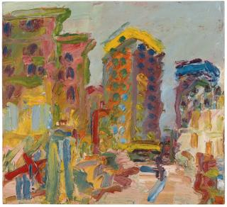 Frank Auerbach - Mornington Crescent Looking South Ii