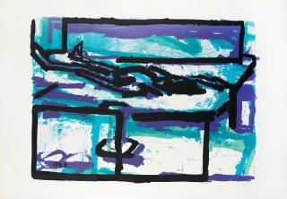 Frank Auerbach - Reclining Figure I