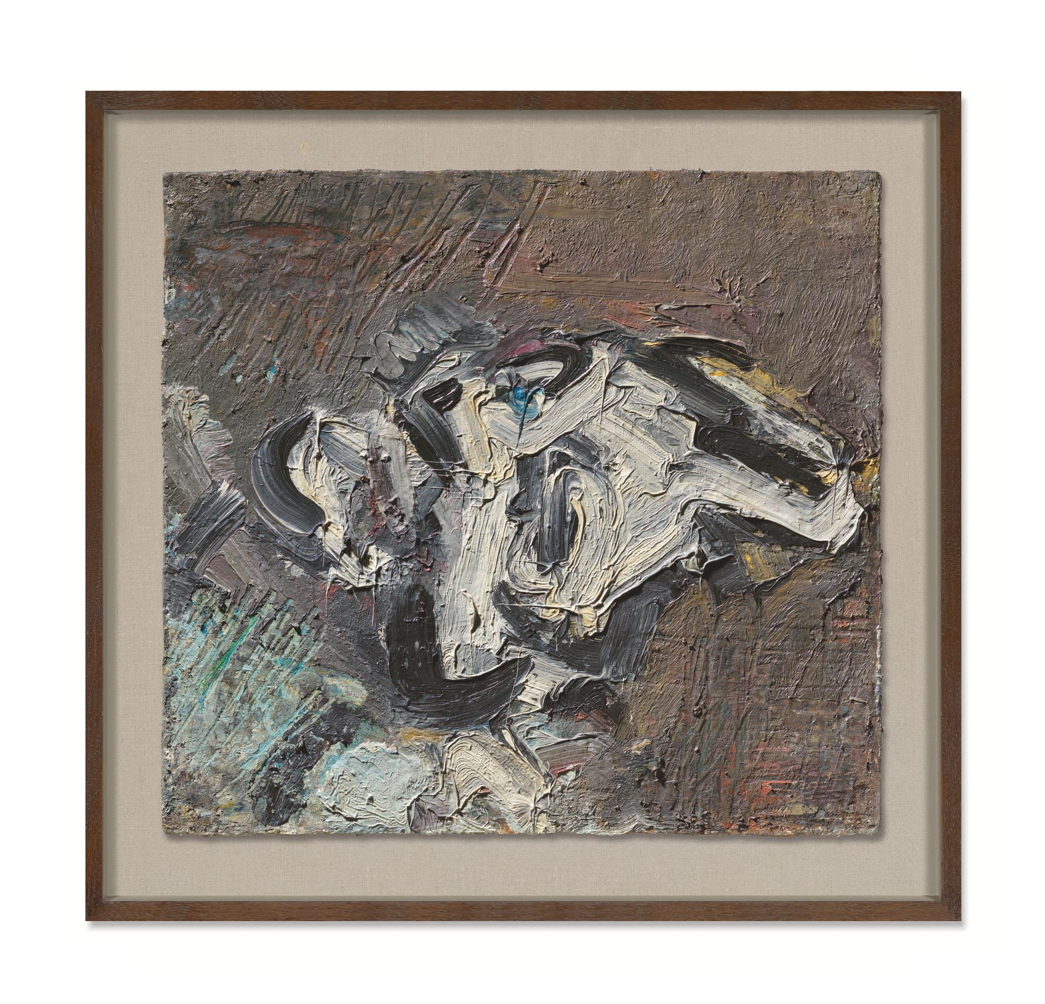 Frank Auerbach - Reclining Head Of Gerda Boehm