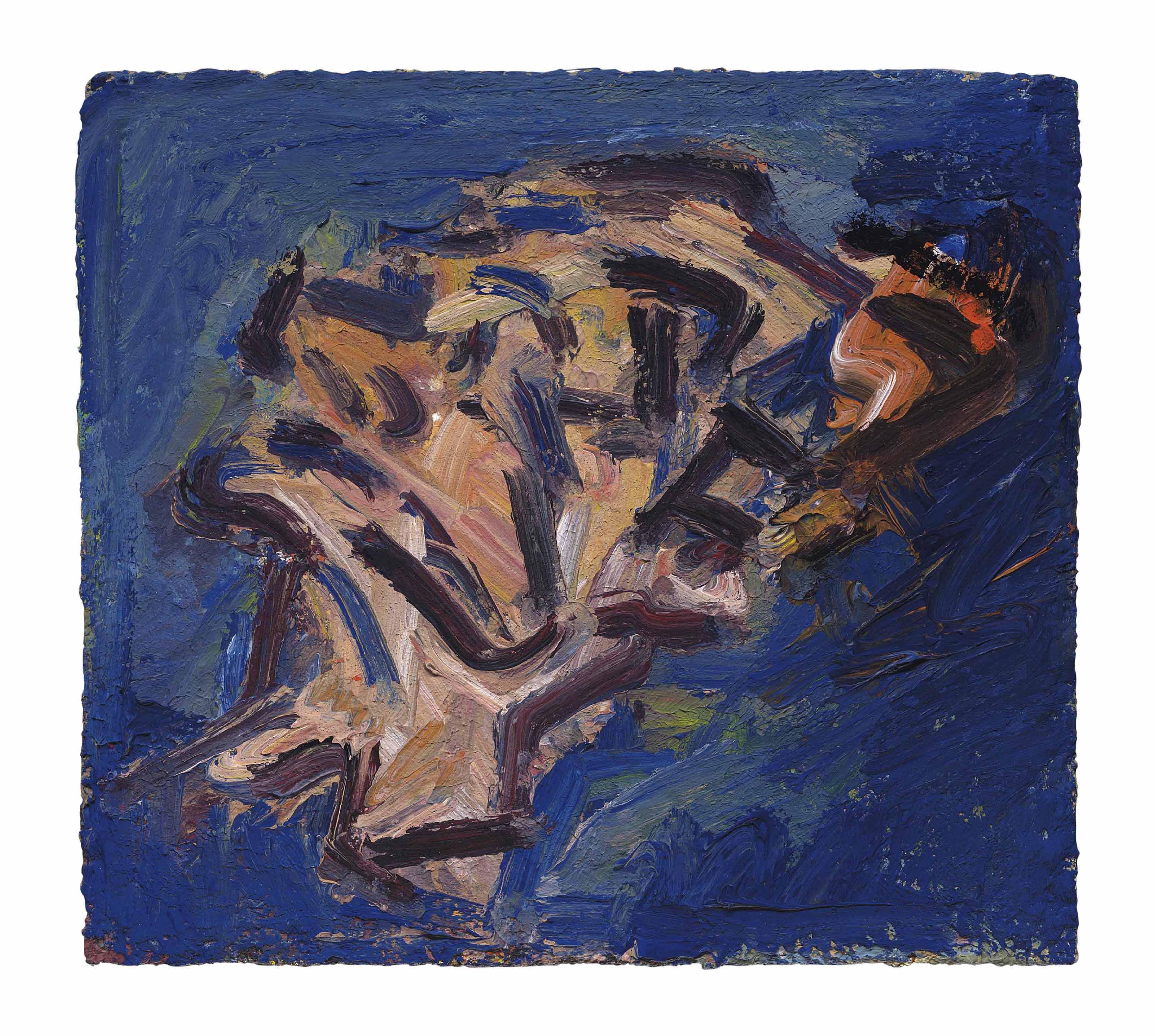 Frank Auerbach - Reclining Head Of Julia