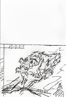 Frank Auerbach - Reclining Head Of Julia