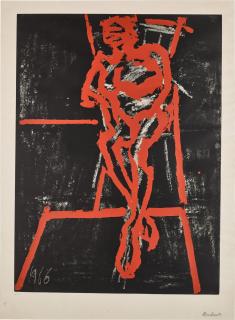 Frank Auerbach - Seated Figure