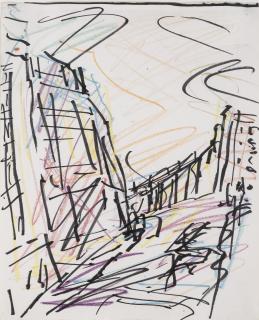 Frank Auerbach - Study For Mornington Crescent - Winter Morning