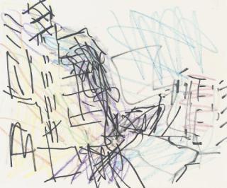 Frank Auerbach - Study For \'Mornington Crescent\'