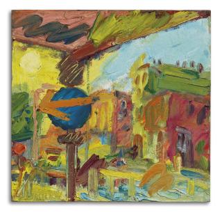 Frank Auerbach - The Awning I
