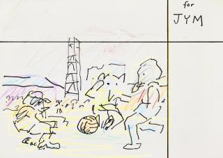 Frank Auerbach - The Football Match; Time For A Western; At The Gallery; Reading Time
