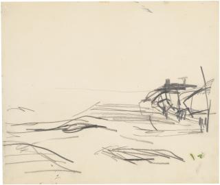 Frank Auerbach - The Royal Free Hospital From Hampstead Heath