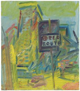 Frank Auerbach - Tower Block Hampstead Road
