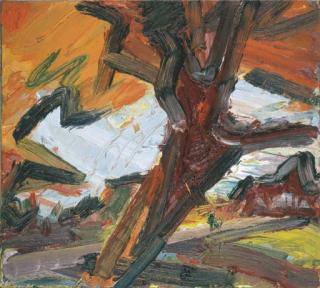 Frank Auerbach - Tree on Primrose Hill