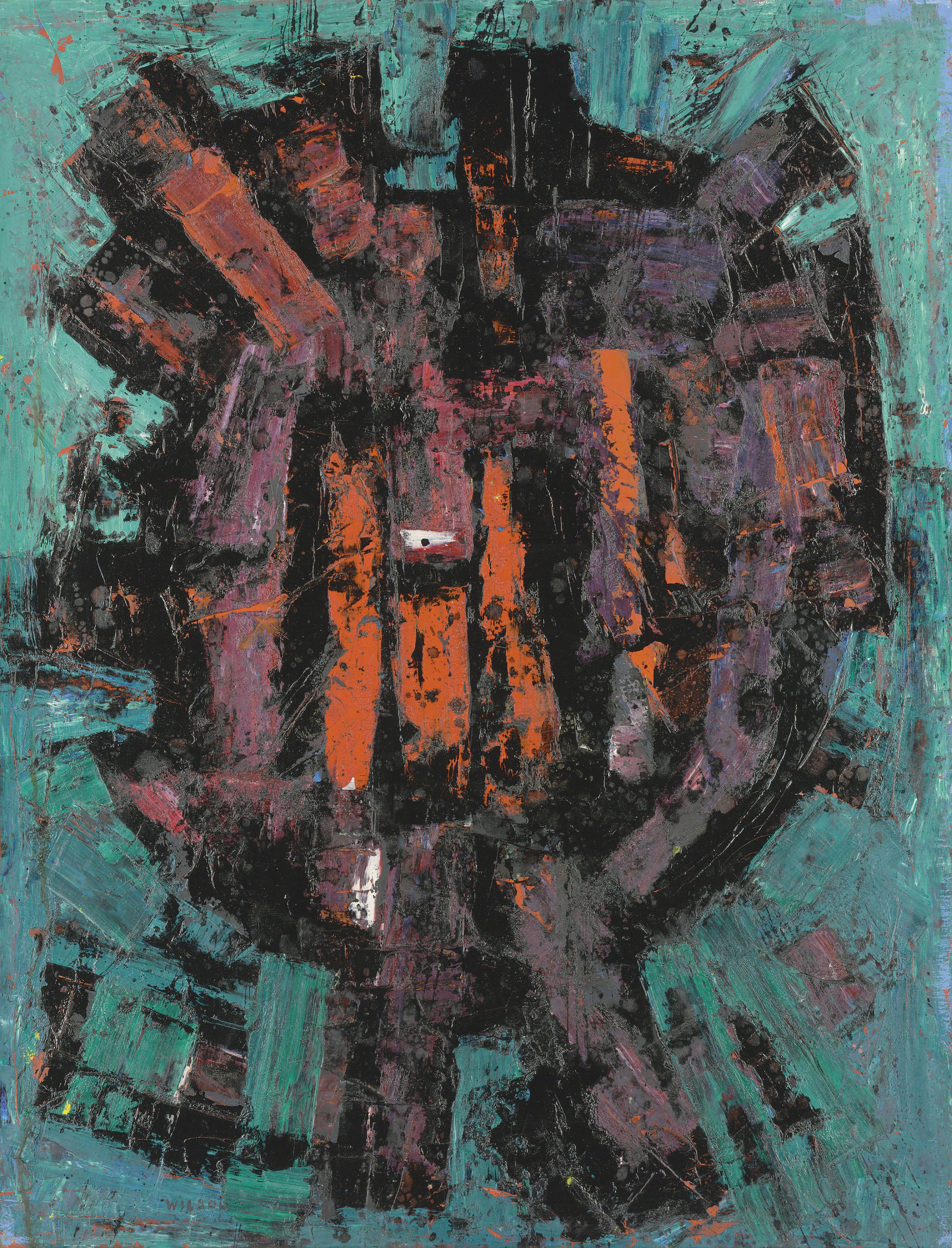 Frank Avray Wilson - Configuration in blue and red