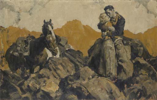 Frank B. Hoffman - Cowboy And Lady