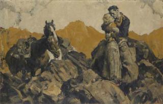 Frank B. Hoffman - Cowboy And Lady